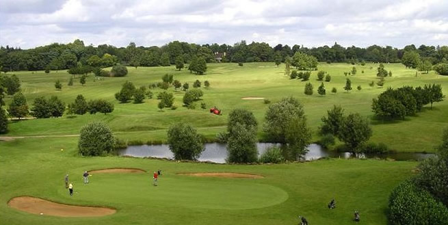General view of Hurtmore Golf course, Surrey